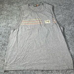 Howler Brothers Gray Tank Top “Heed The Call” Men's size XL